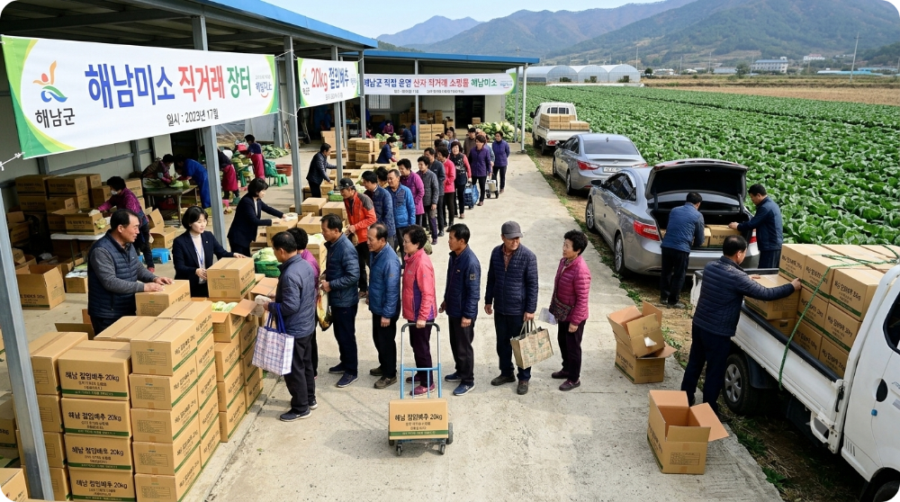해남 절임배추 20kg 직거래 이미지