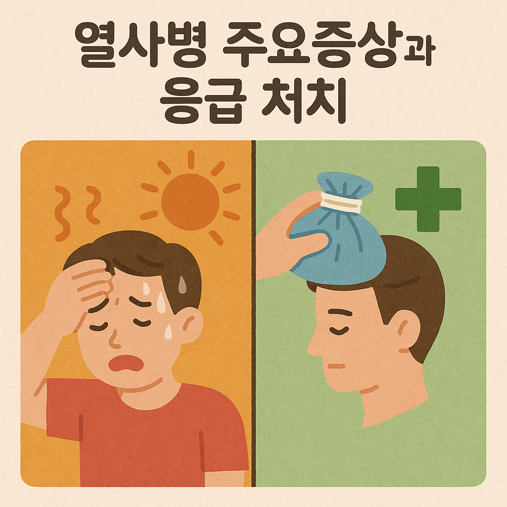 열사병 주요증상과 응급 처치