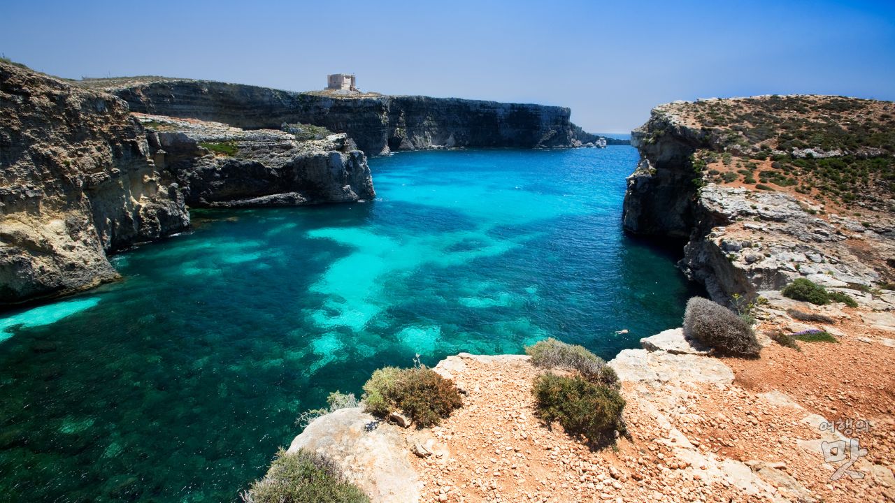 코미노섬 블루 라군