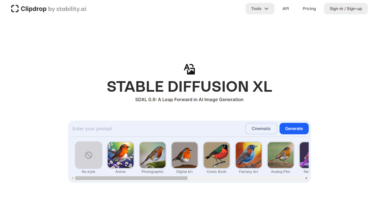 클립드롭 스테이블 디퓨전