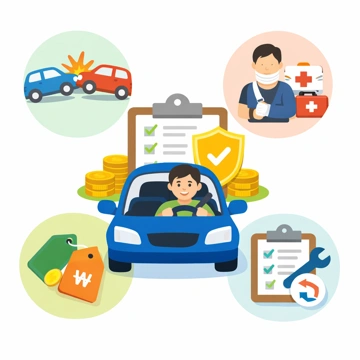 운전자보험 사고 보장과 보험료 기준 설명6