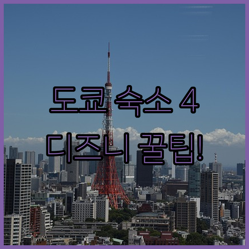 도쿄 숙소 추천 4곳 디즈니랜드 접근..