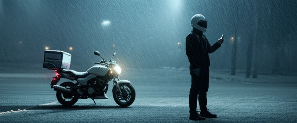 배달 라이더 필독 오토바이 빙판길 미..