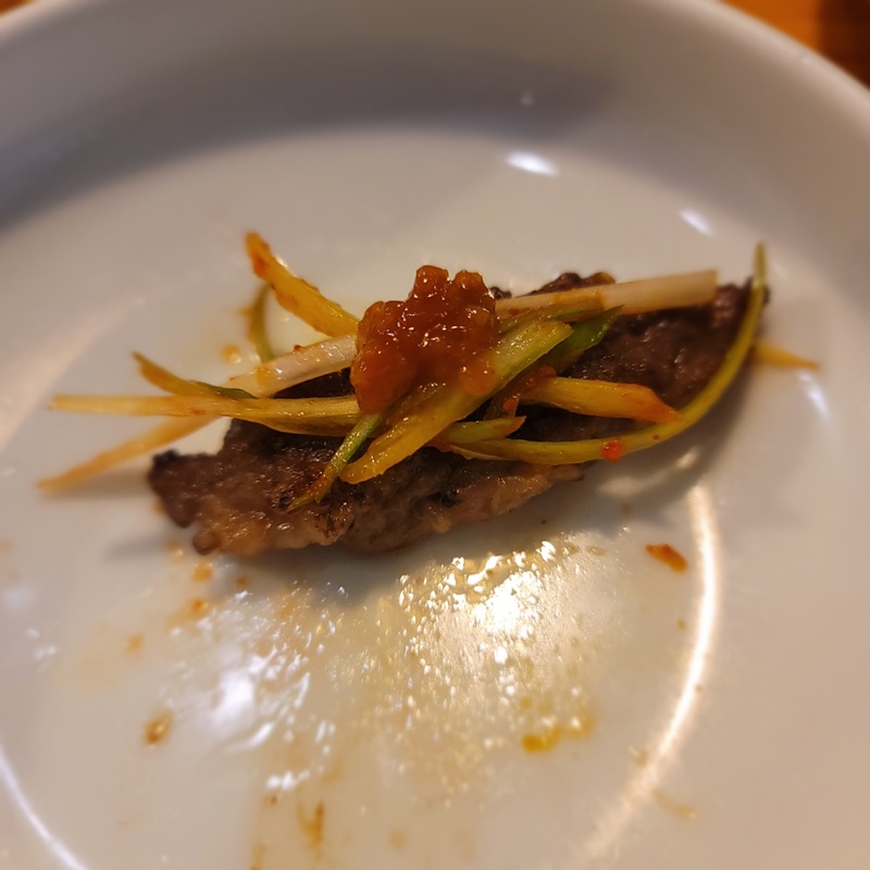 산본역 우정원 - 갈비살 + 파절이 + 쌈장