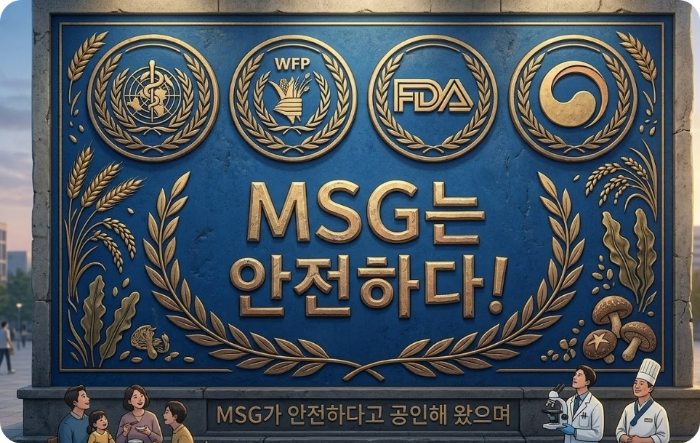 마법의 가루 MSG의 오해와 진실 안전 섭취 기준
