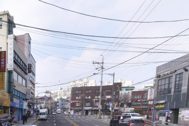 도심의 부동산 상가