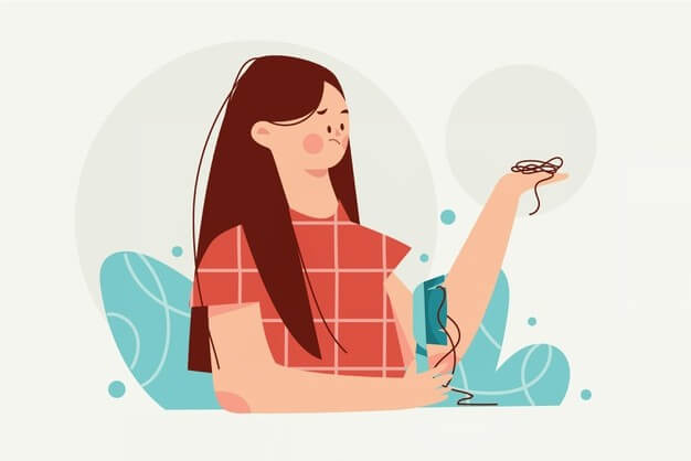 머리가빠지는-여자-이미지