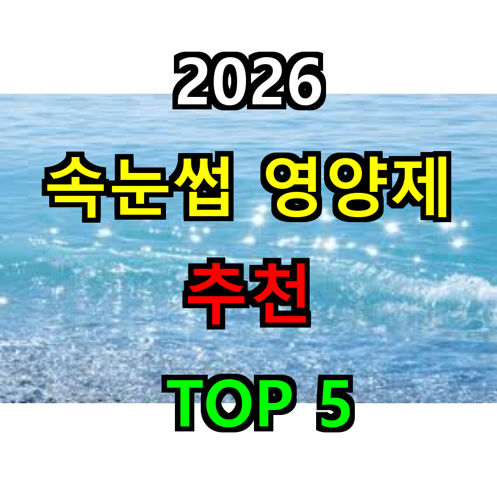 2026 속눈썹 영양제 추천 TOP 5
