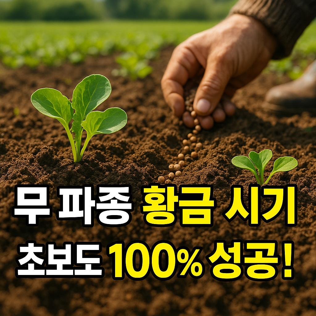 무 파종