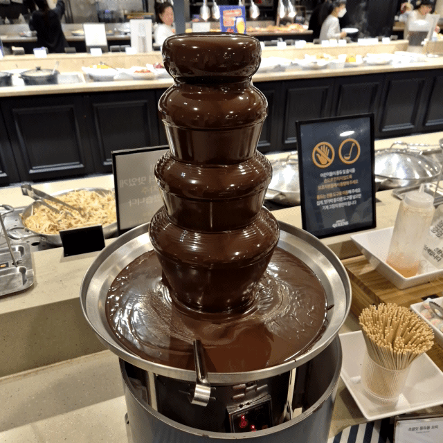 대전 애슐리퀸즈 초코퐁듀