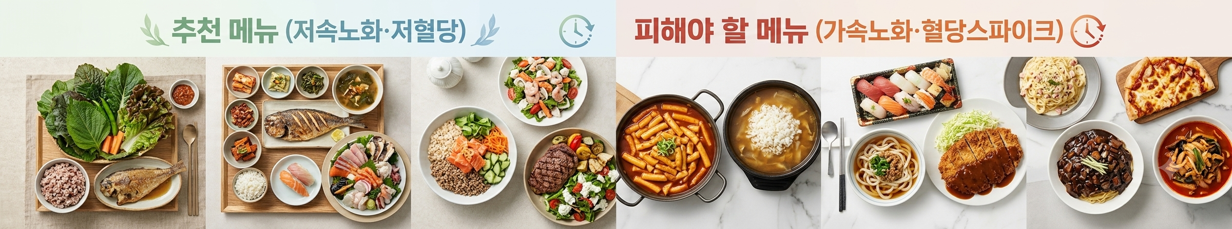 추천메뉴와 피해야 할 메뉴