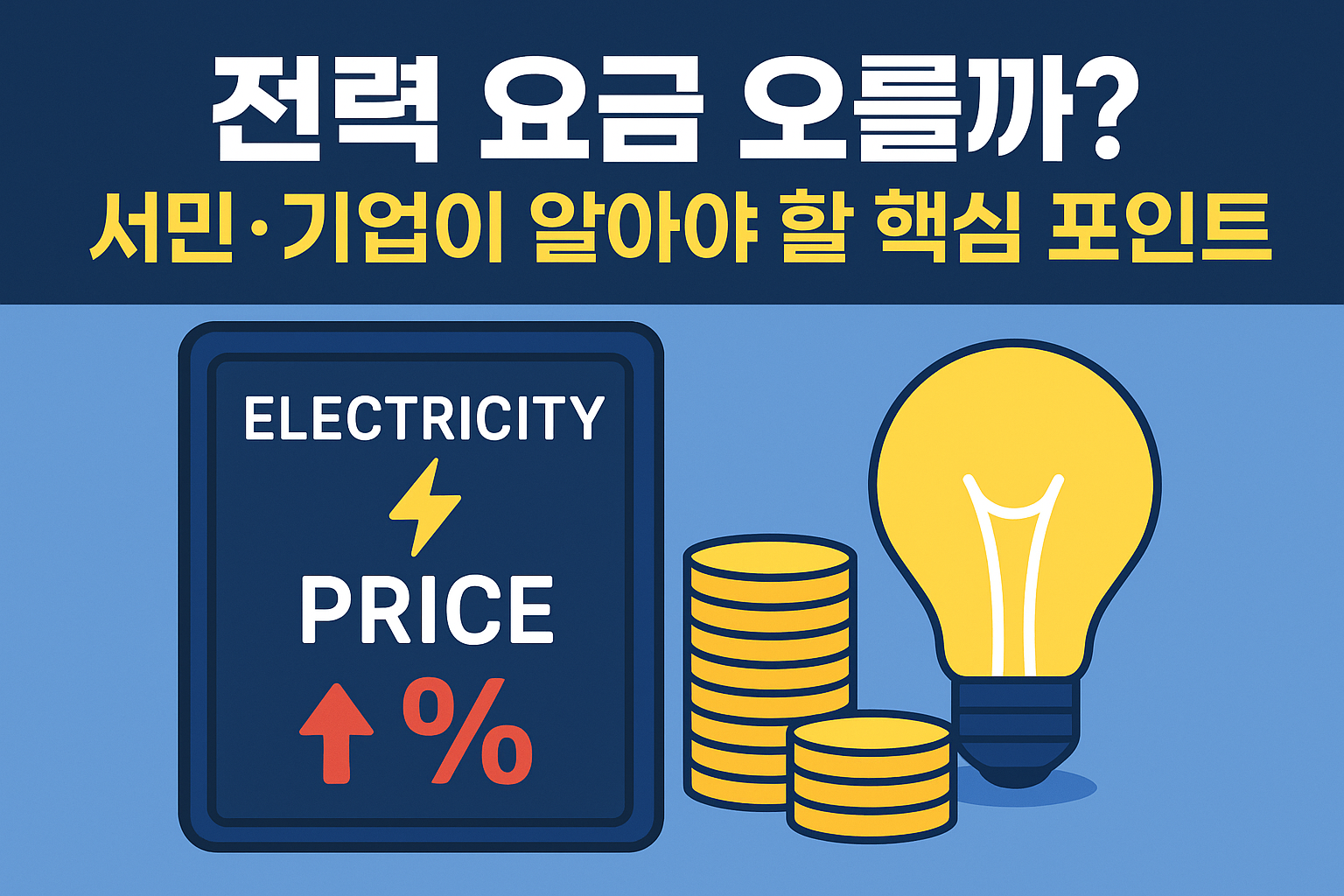전기 요금 관련 이미지