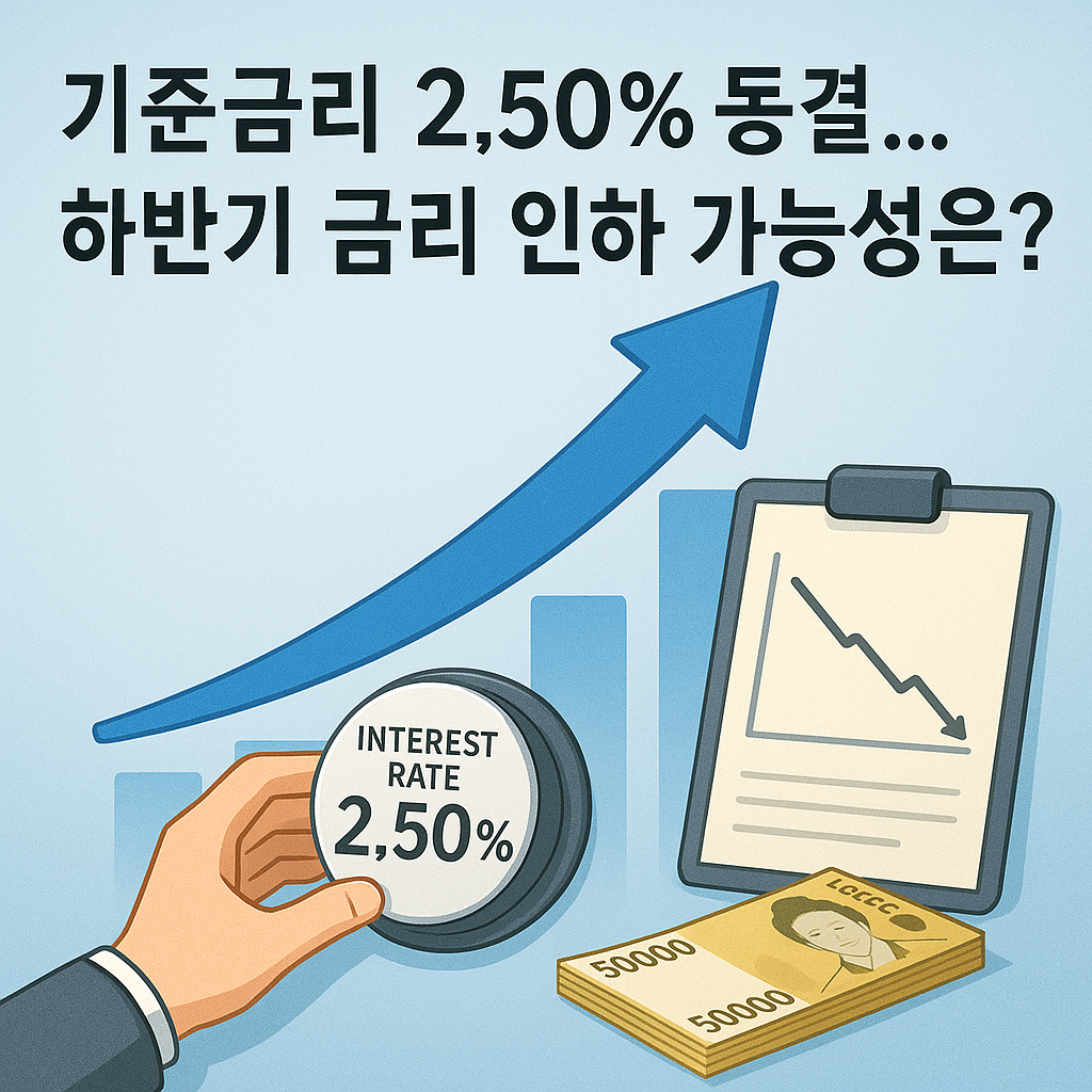 기준금리 동결 하반기 금리 인하 가능성은?