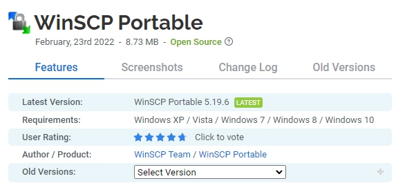WinSCP-Portable