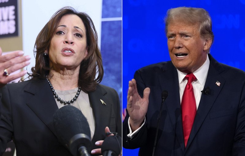 카멀라 해리스 미국 부통령과 도널드 트럼프 전 대통령.