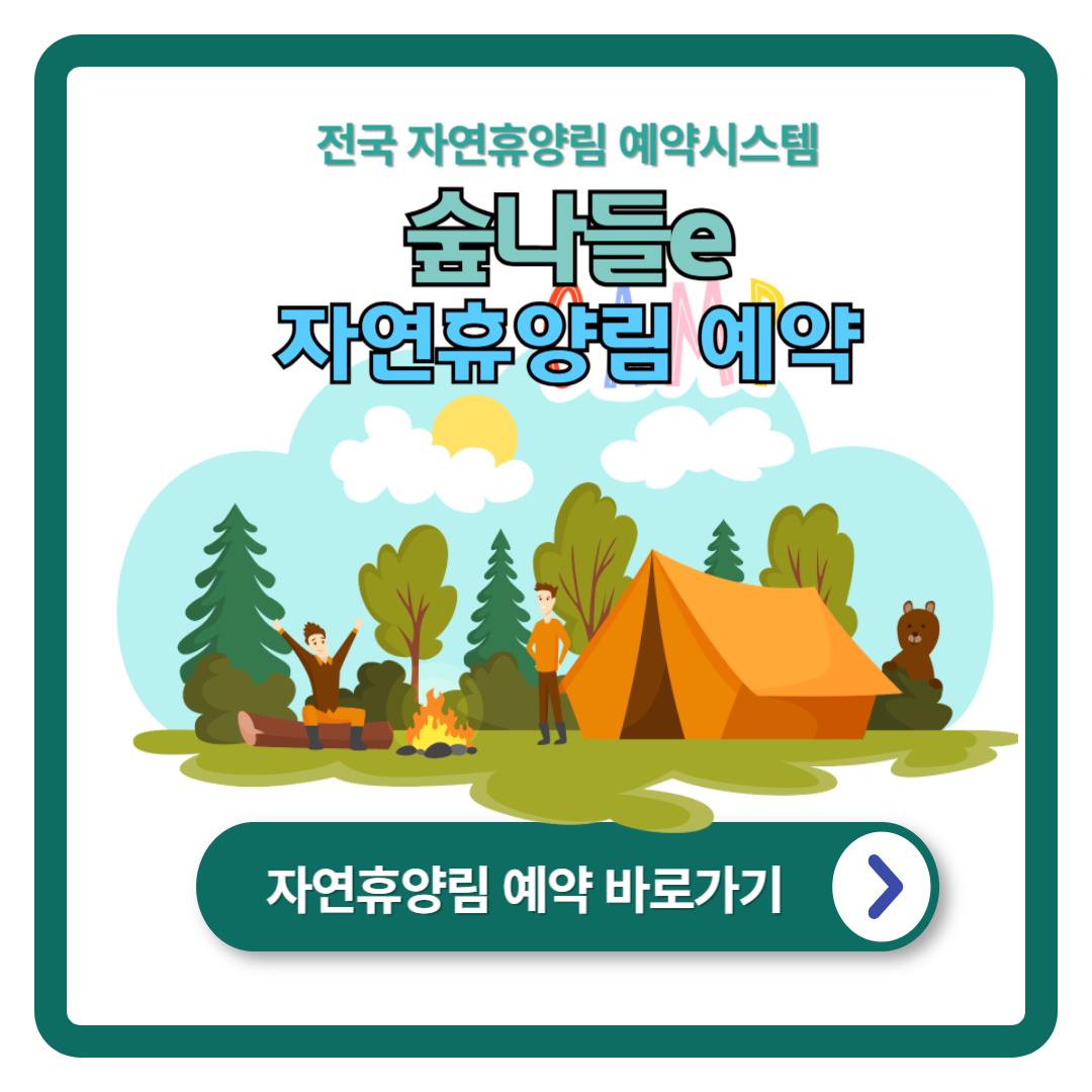 숲나들e 국립자연휴양림 예약 방법