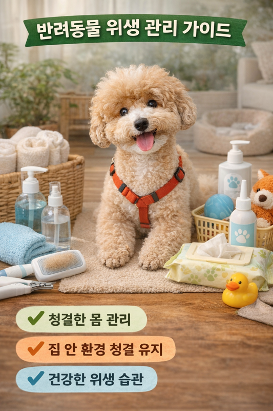 반려동물과 함께 살 때 꼭 알아야 할 위생 관리 방법
