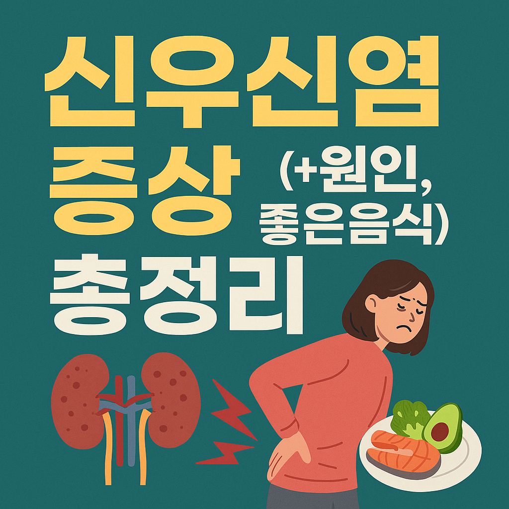 신우신염증상원인-좋은음식