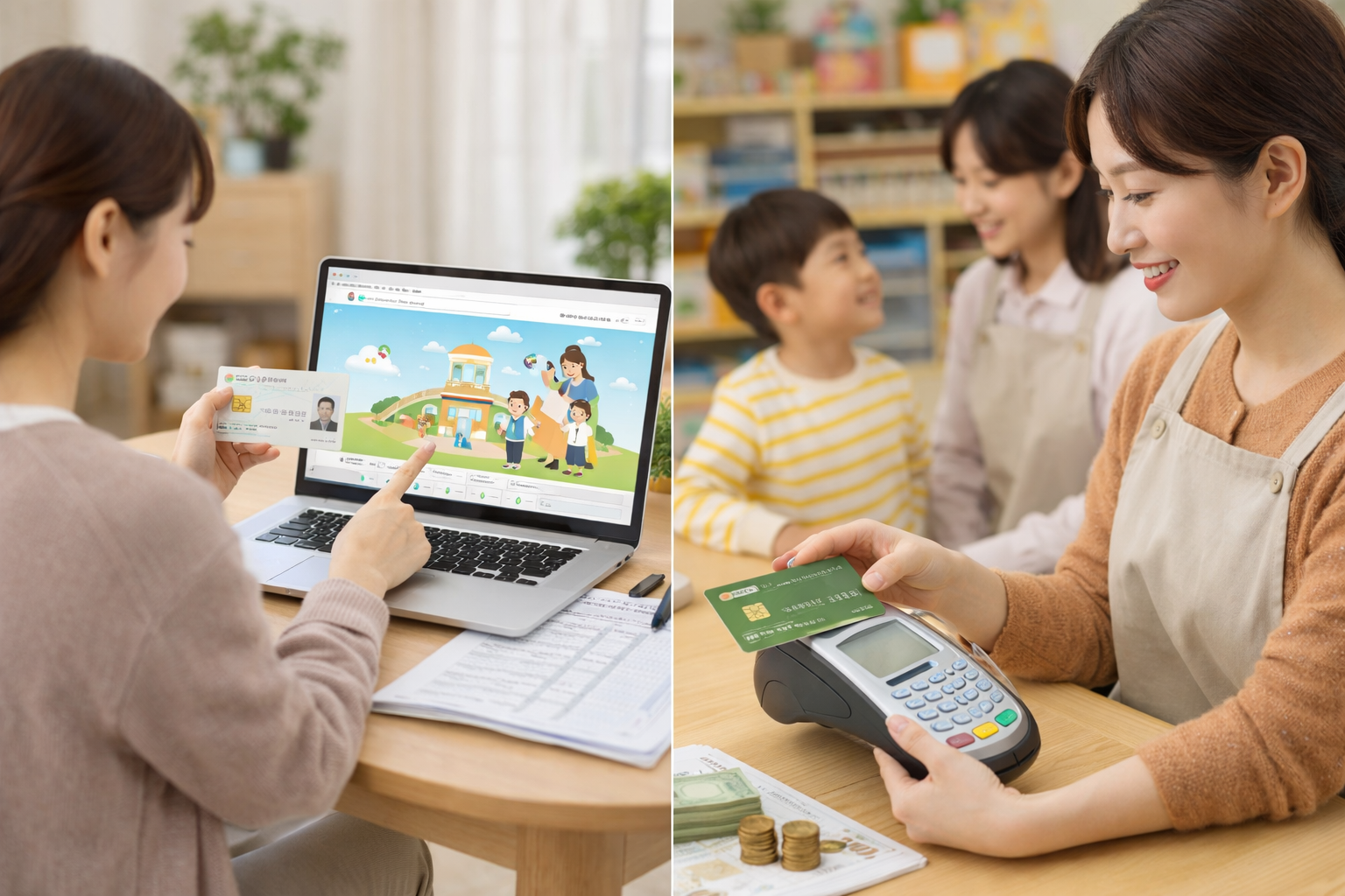 어린이집 보육료 신청 방법 및 국민행복카드 결제 가이드