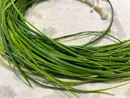 달래 물기 제거