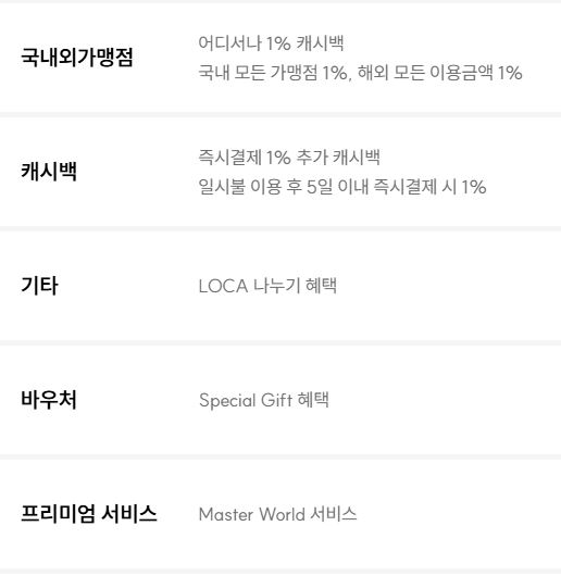 롯데카드 LOCA Professional