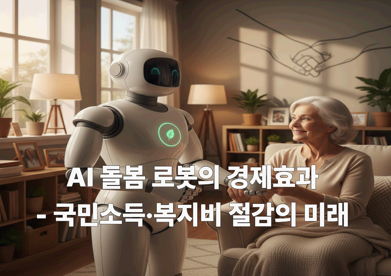 <AI 돌봄 로봇의 경제효과 - 국민소득&middot;복지비 절감의 미래>