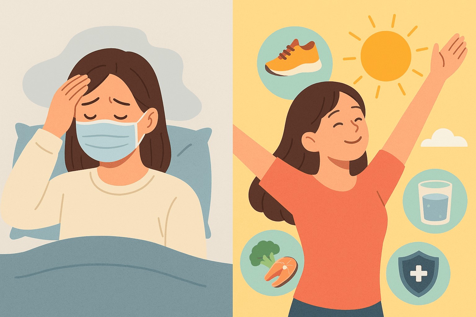 면역력을 높이는 방법 이미지