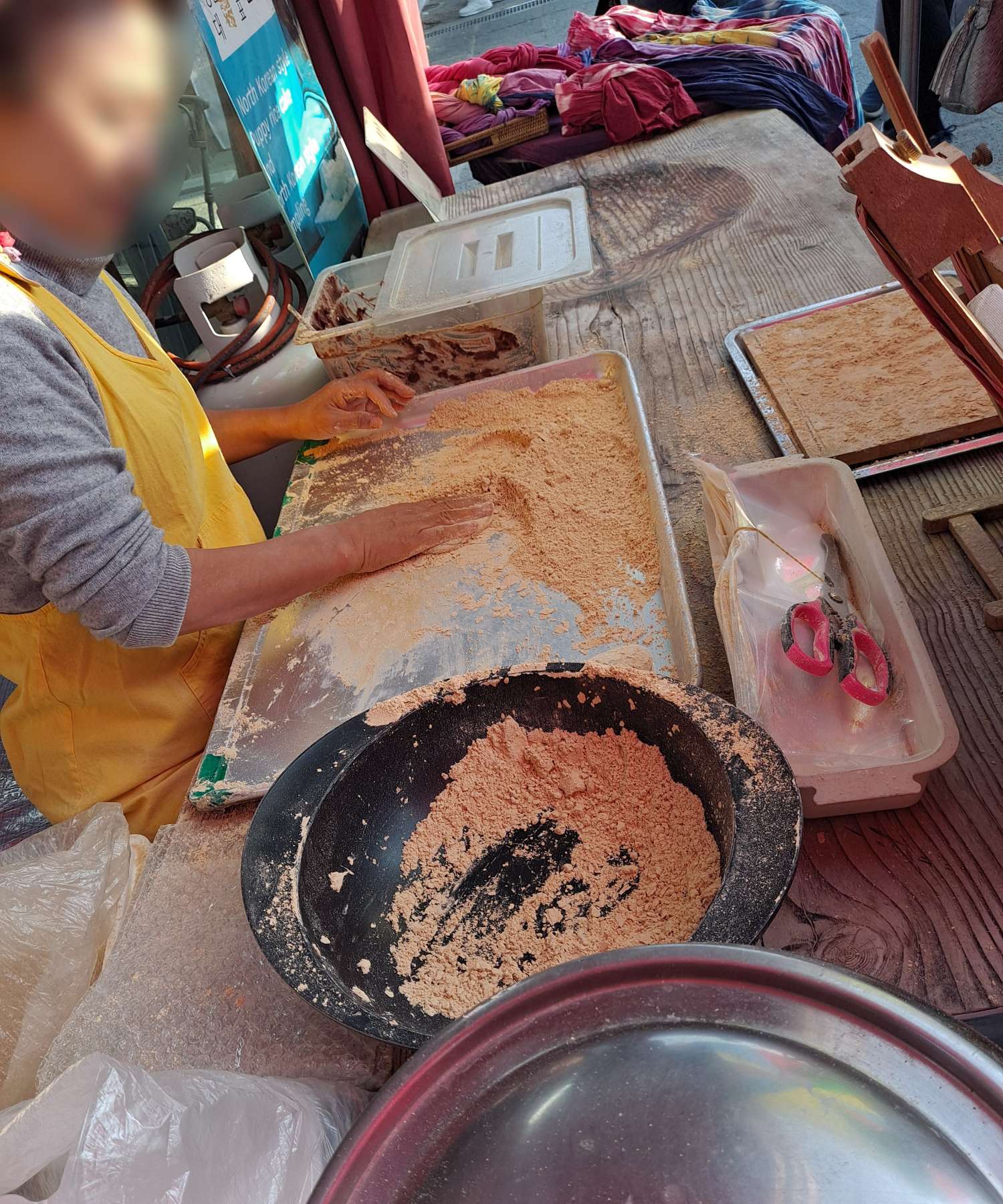 부라보 사장님의 손놀림