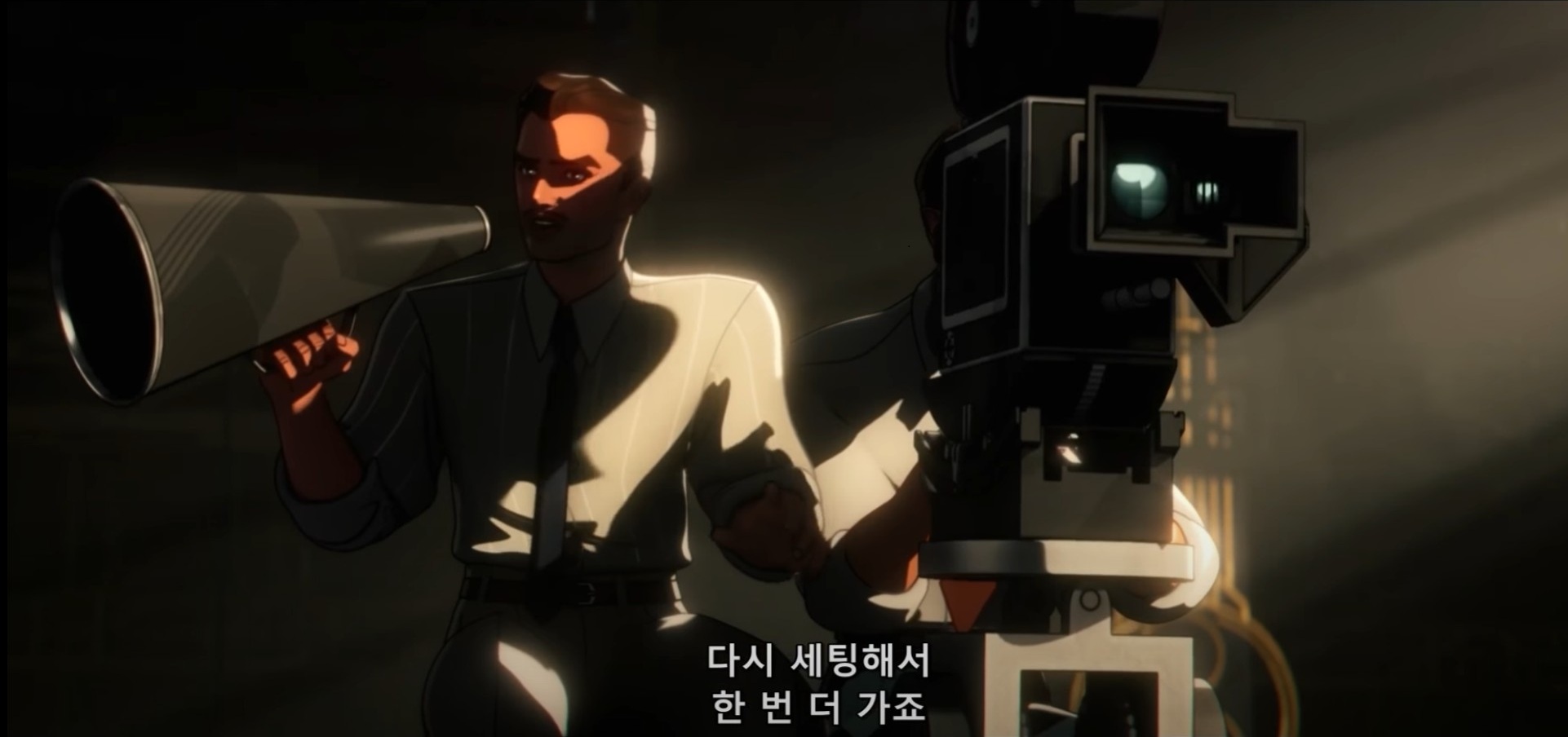 '왓 이프&hellip;?' 시즌3 영화감독 하워드 스타크. (사진=월트디즈니 컴퍼니 코리아 제공) 2024.12 *재판매 및 DB 금지