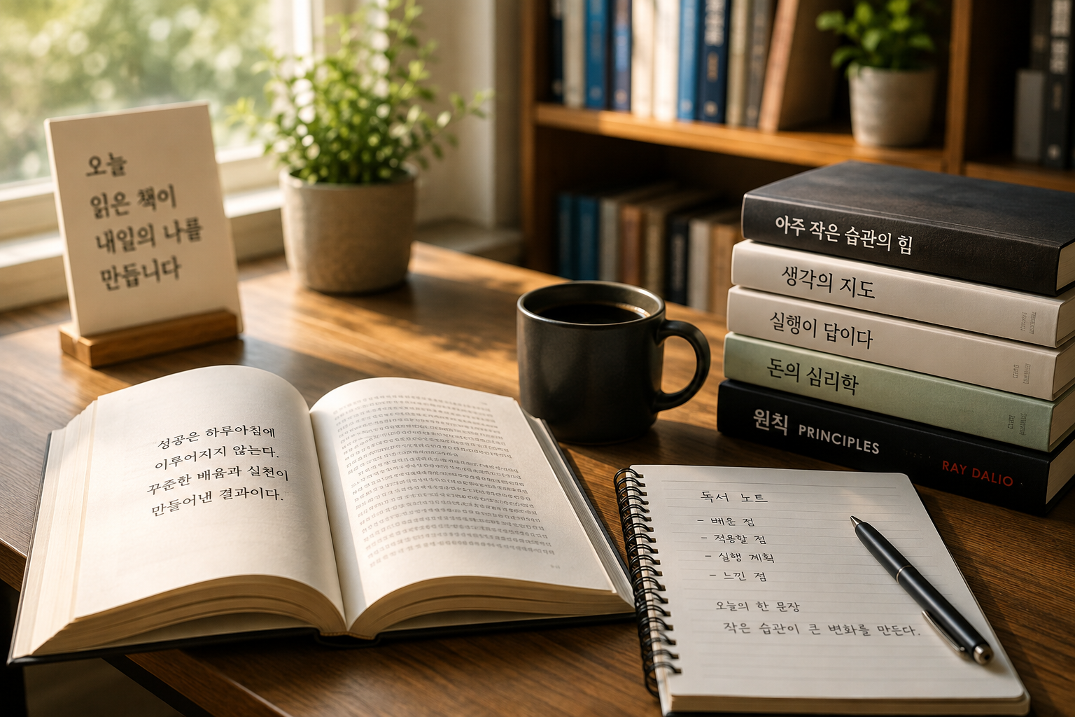 성공한 사람들의 습관으로 배우는 꾸준한 독서법