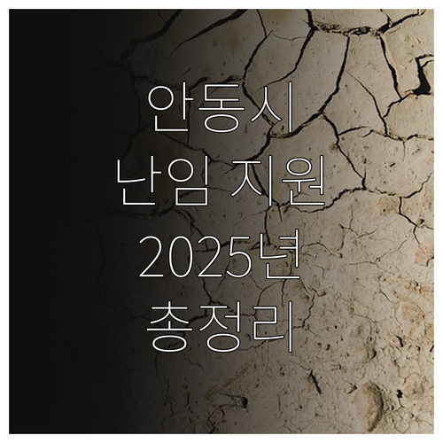 안동시 난임부부 지원 2025: 신청..