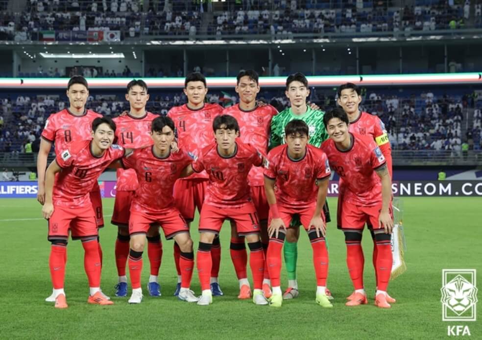 팔레스타인전 국가대표 선수 라인업