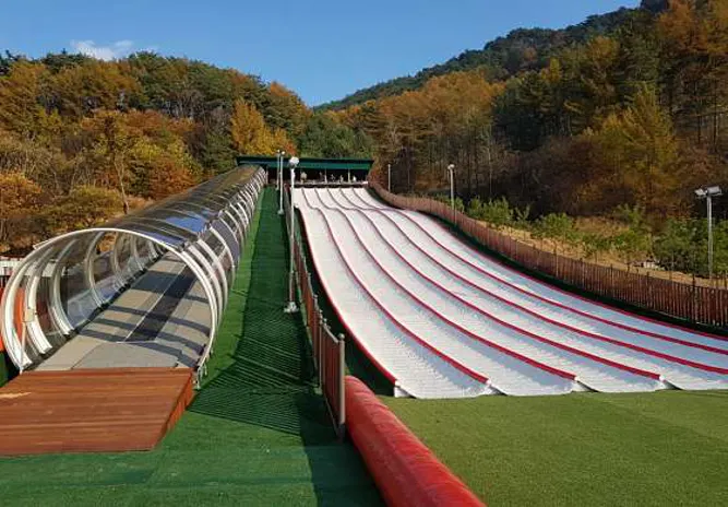 가람리조트 사계절썰매장