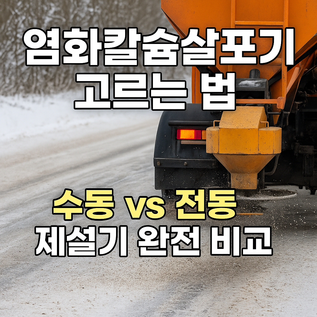 염화칼슘살포기