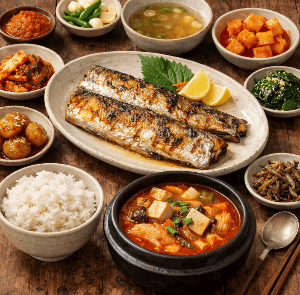 갈치로 만든 요리