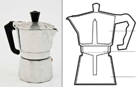 커피 추출 방식_가압식_모카포트