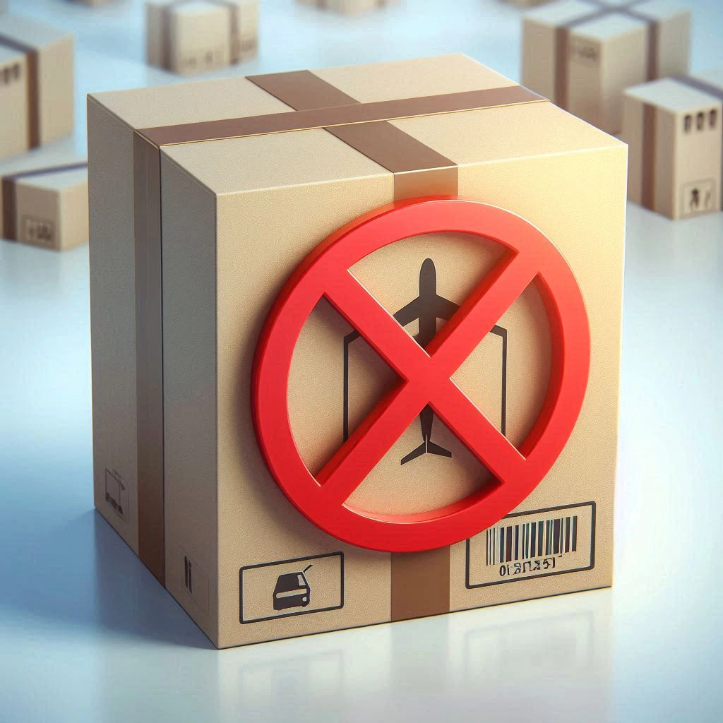 항공배송 시 금지품목 총정리