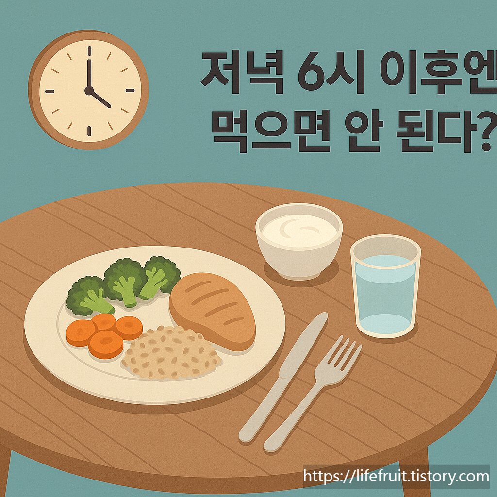 저녁 6시 이후엔 먹으면 안 된다?