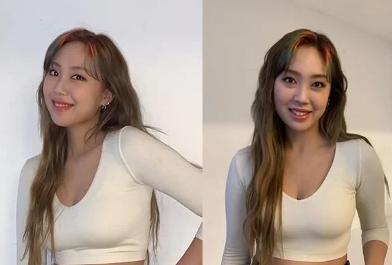 이영지 다이어트한 모습