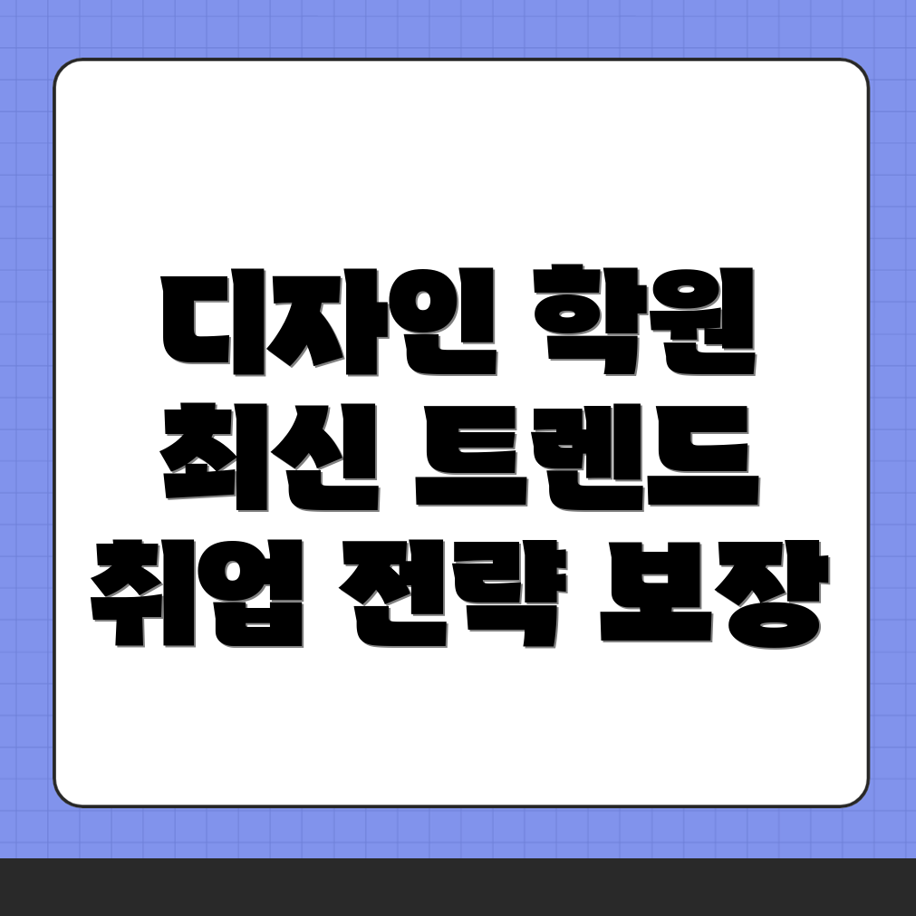 디자인 국비지원 학원