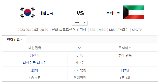 항저우 아시안게임 축구 중계