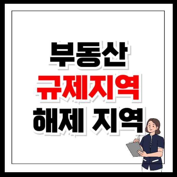 부동산 규제지역 해제 지역별 현황