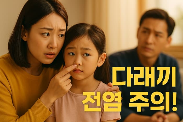 🧠 다래끼는 전염될까? 가족 간 생활 전염병 의심!