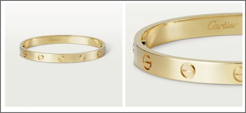 옐로우골드 러브팔찌