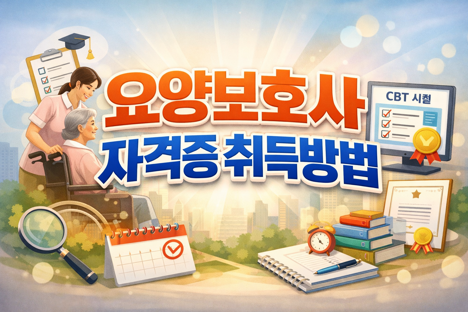 요양보호사 자격증 취득방법