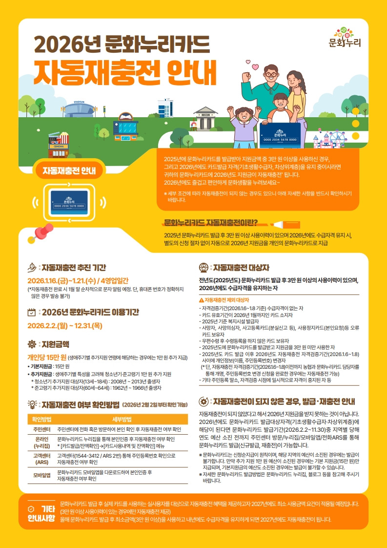 "에버랜드부터 넷플릭스까지" 2026 한부모 문화누리카드 200% 활용 꿀팁