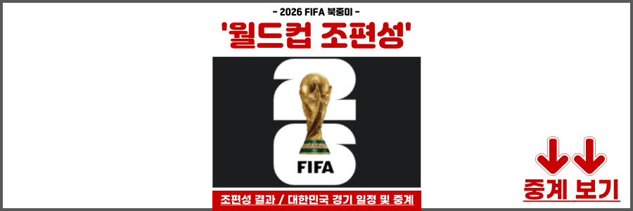 월드컵 조편성