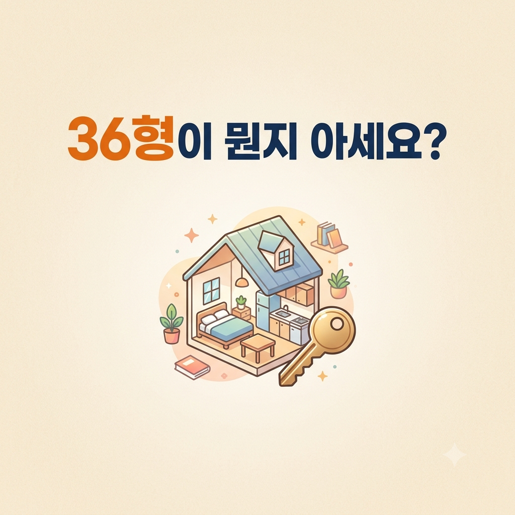 행복주택36형 전용면적과 입주자격을 설명하는 인포그래픽