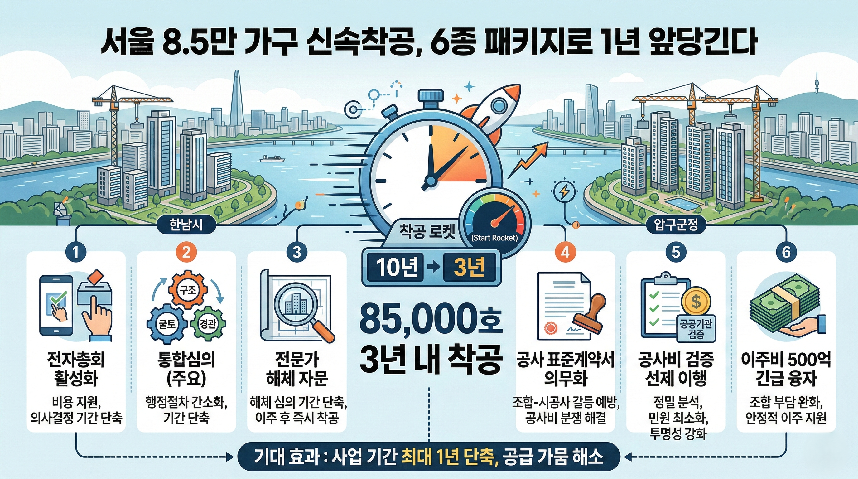 8만5천호 신속착공 6종 패키지