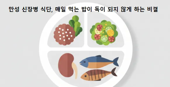 만성 신장병 식단, 매일 먹는 밥이 독이 되지 않게 하는 비결